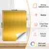Gold Printable Sticker Paper, 20 Sheets Printable Holographic Gold Sticker