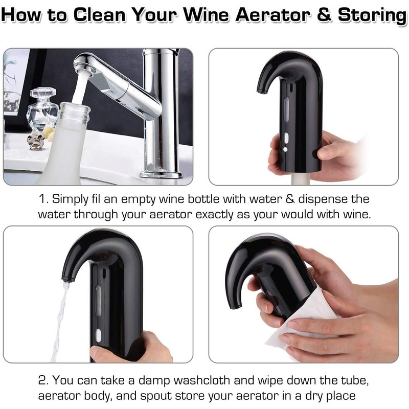 Electric Wine Aerator Dispenser Set – Automatic Wine Decanter &