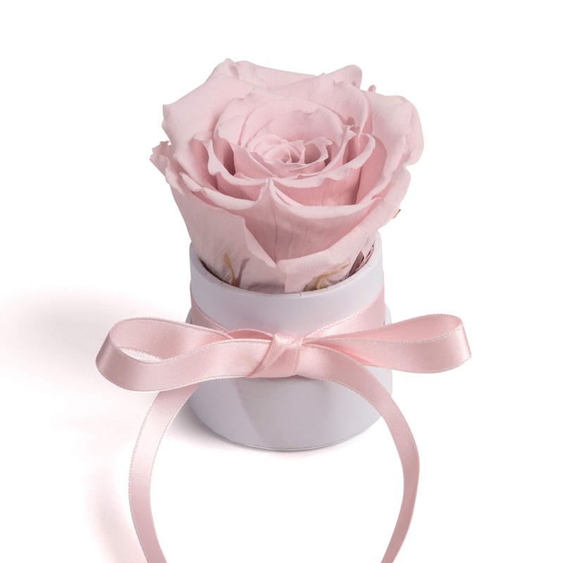 ROSEMARIE SCHULZ Heidelberg Small Rose Box White Round Infinity Rose