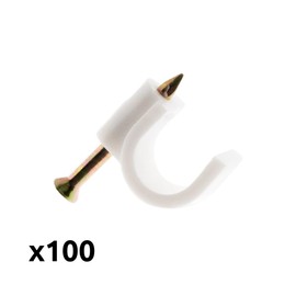 Zenitech – Bag of 100 Cable Clips