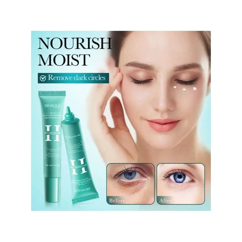 Kit Serum Crema Facial Ojos Ácido Hialurónico