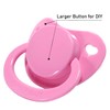 CutiePlusU Adult Size Pacifier Large Shield 3 Pack - Pink,