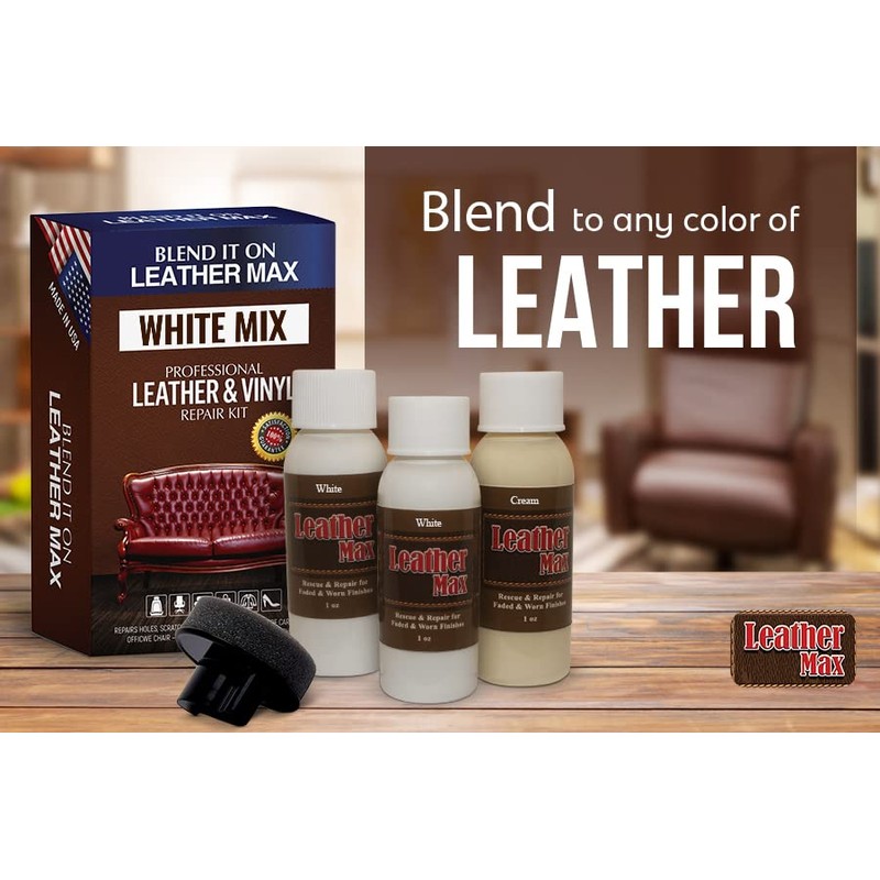 Leather Max Quick Blend - Kit de reparación y reparación