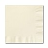 Ecru Beverage Napkins / 100 Count 4 3/4" Square Cocktail