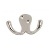 Fort Fasteners Double Robe Hook 2.1/2 Inch Chrome Pack of