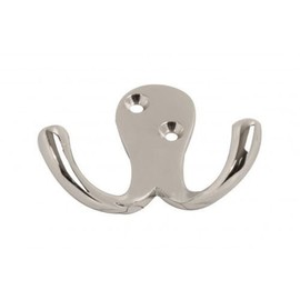 Fort Fasteners Double Robe Hook 2.1/2 Inch Chrome Pack of 1