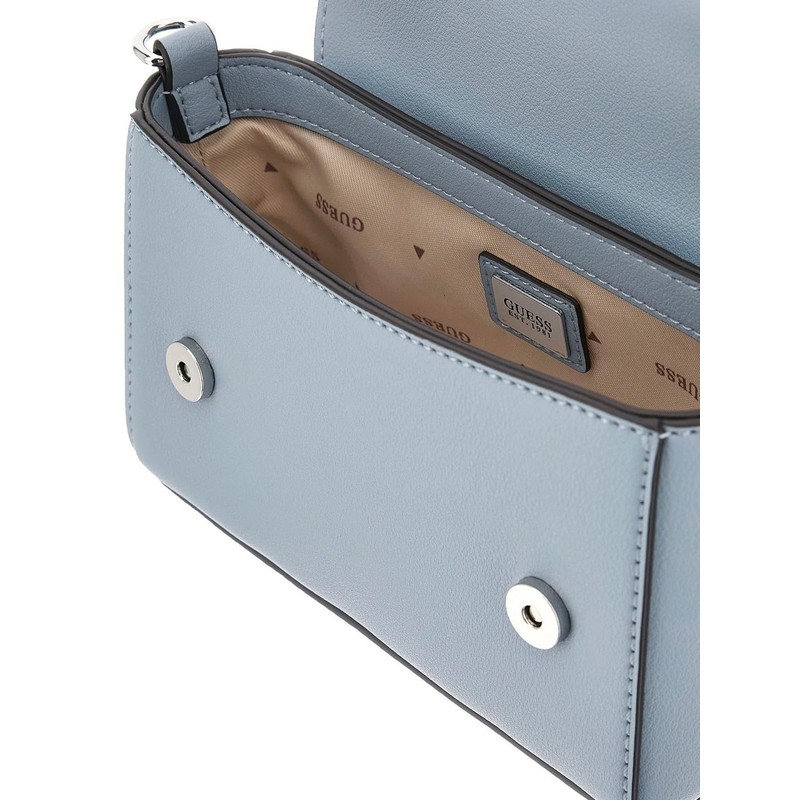 GUESS Zaria Mini Top Handle Flap, Slate