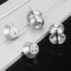 Brotima 3 Pack Keyed Alike Entry Door Knob and Deadbolt