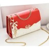 Bolso De Mano Para Mujer Crossbody Exquisit Cuadrado Pequeño Rojo