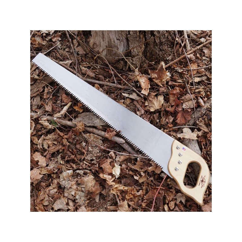 30-Inch Western Log Saw - 4-TPI Hand Saw for Wood