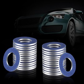 36pcs-Aluminum Oil Drain Plug Gaskets Fits,Oil Drain Plug Washer for Toyota Lexus Scion Crush Washer Seals Replaces for OEM 90430-12031