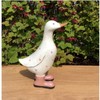 Shudehill Giftware Davids Pink Polka Dot Duck Ornament Figurine Medium