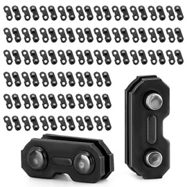 50 Pcs 3/8'' Chainsaw Chain Adapter Chain Repair Kit Chainsaw Chain Repair Chainsaw Master Chain Repair Links Connector, Chainsaw Parts and Accessories，Accessories (Black)