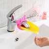 Children's Faucet Extender for Washbasins Tap 1 Crab Faucet Holder - Pink 4ea