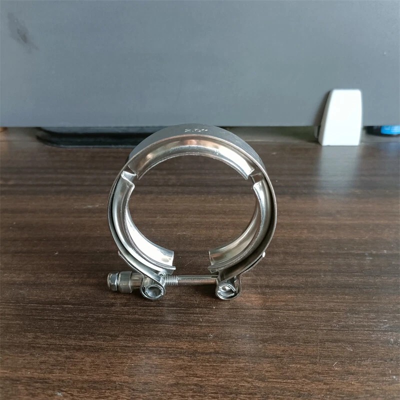 JONJEA 2" Universal Stainless Steel V-Band Clamp for Turbo Downpipe