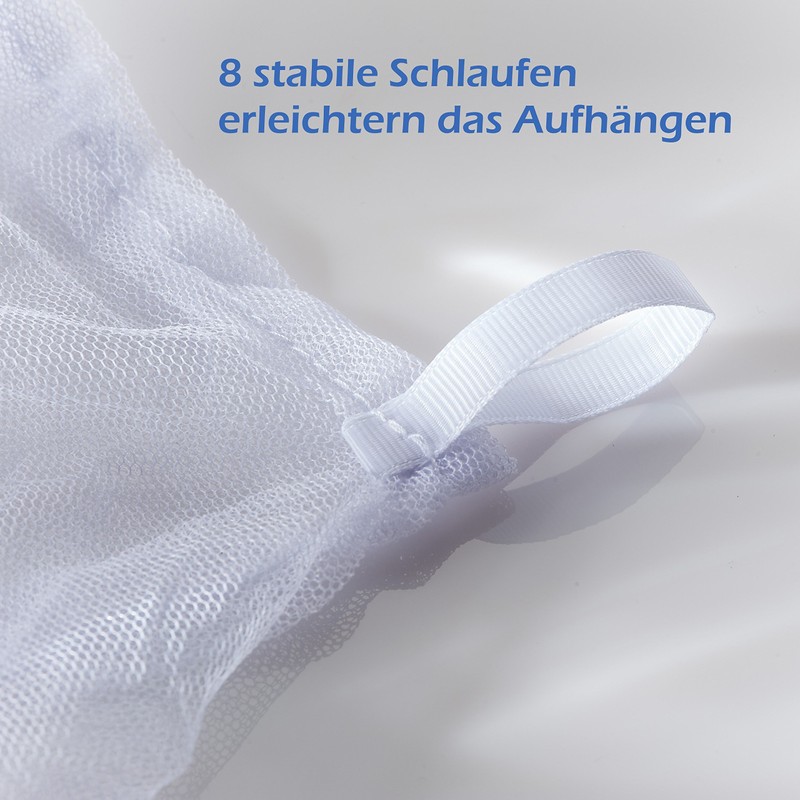 Outdoor space – large mosquito net for double beds, 200 x 220