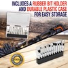 Slotted Screwdriver Bit Set | Premium12pc Complete SAE Set Bit