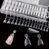 Nail Tips, Oval Short S, Half Tip, Half Paste, Double