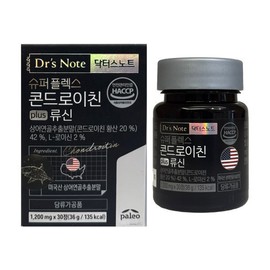 Dr. Snote 팔레오 닥터스노트 슈퍼플렉스 콘드로이친 plus 류신 1200mg x 30정 1개 / 써클 Paleo Doctor's Note Superflex Glucosamine Plus Leucine 1200mg x 30 Tablets 1 Pack / Circle