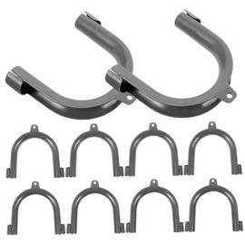 Operitacx Drain pipe connection set, washing machine extension hose adapter, U-shaped hose holder, PP material, easy to install