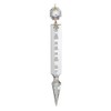 B&P Lamp® 5 Inch (125MM) Prism, Spear Cut, Crystal, Brass