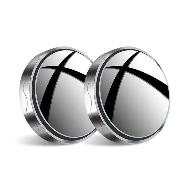 Z-oneMart 2Pcs Blind Spot Car Mirror, 2" Round Rear View