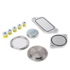 EGR Plug Kit 5pcs Aluminium Alloy Gaskets 5pcs Rubber Plugs