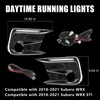 Fancemot LED Fog Lights White Daytime Running Lights (DRL) Amber