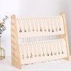 Necklace Holder,2 Tier Velvet Necklace Organizer Stand, Necklace Display Stand