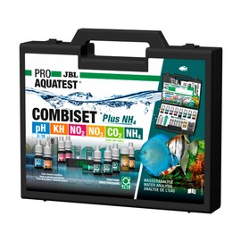 JBL ProAquaTest Combi Set Plus NH4 Water Test Case with 6 Tests and Accessories for Freshwater Aquariums Refill