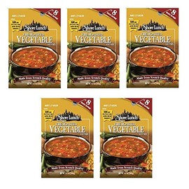 Shore Lunch Fire Roasted Vegetable Soup Mix 2-9 oz packages (Pack of 5)