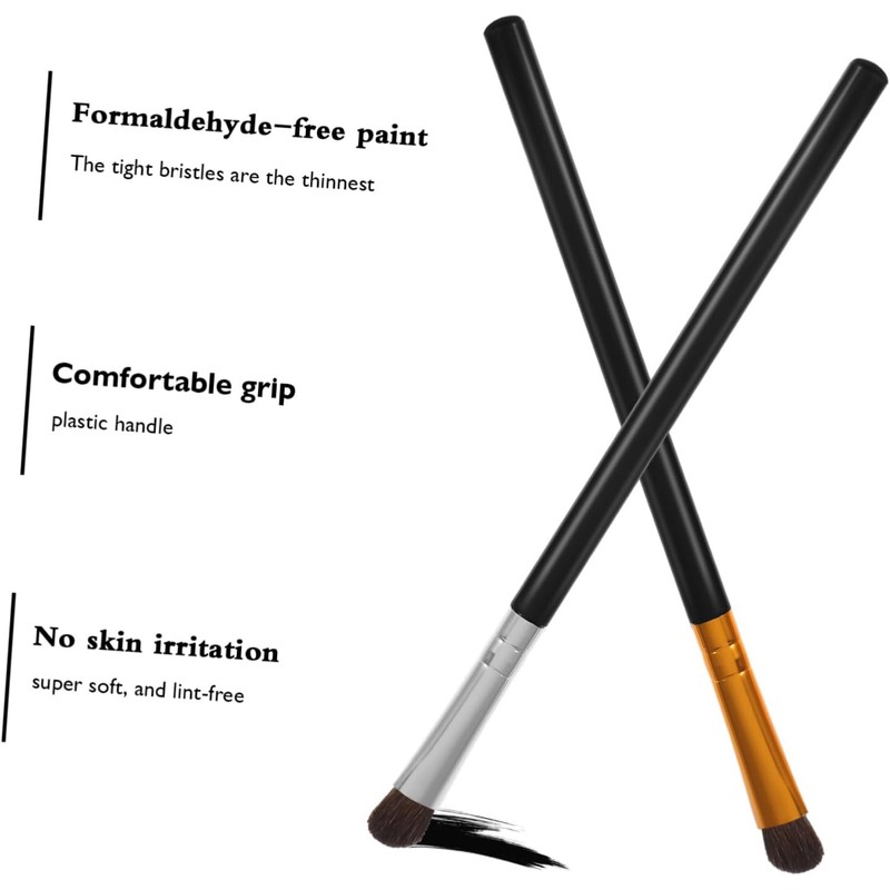 6 Piezas Pincel Para Sombras De Ojos De Mango De