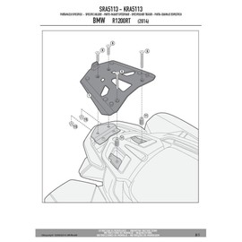 GIVI SRA5113 Top Case Rack