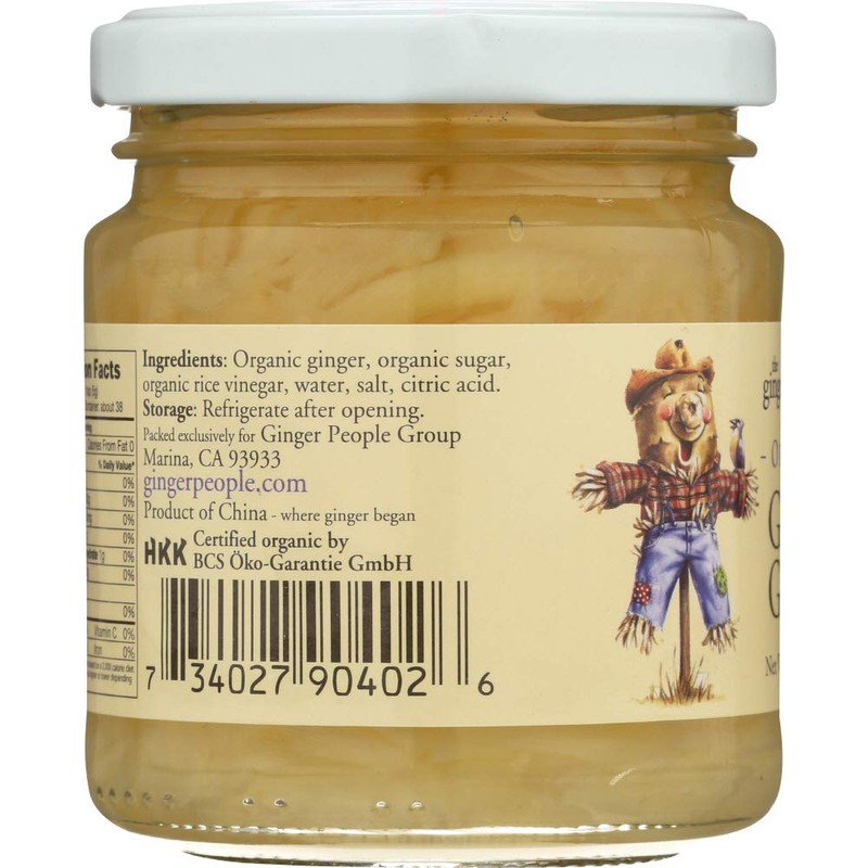 Organic Grated Ginger, Made in Fiji, 6.7 ounces (Pack of