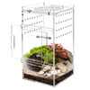 Zhaoyao Acrylic Jumping Spider Enclosure Tarantula Enclosure, Full Transparency Spider
