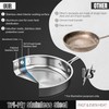 ASKSCICI Stainless Steel Cookware Set, 16-Piece Pots and Pans Set