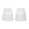 2Pcs Tig Welding Cups White Ceramic Welding Torch Cup Ceramic