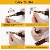 Adjustable Screw Punch, 6 Tip Sizes Belt Hole Puncher, Wood