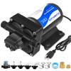 FlowFluid 110V AC Water Pressure Booster Pump for RV,70PSI 5GPM