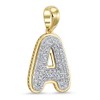 14k Yellow Gold Plated 925 Sterling Silver Cubic Zirconia Bubble
