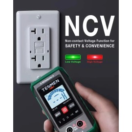 TESMEN TM-510 Digital Multimeter 4000 Counts Smart Measurement Auto Ranging