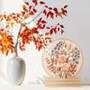 Chunful 6 Pcs Embroidery Hoop Display Stand Wooden Embroidery Frames