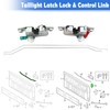 1Pair Tailgate Latch Lock with Control Link Compatible with Toyota