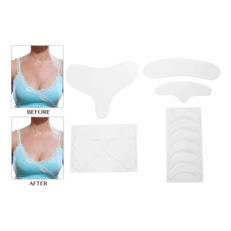 Piezas Silicona Facial Antiarrugas Parche Puede