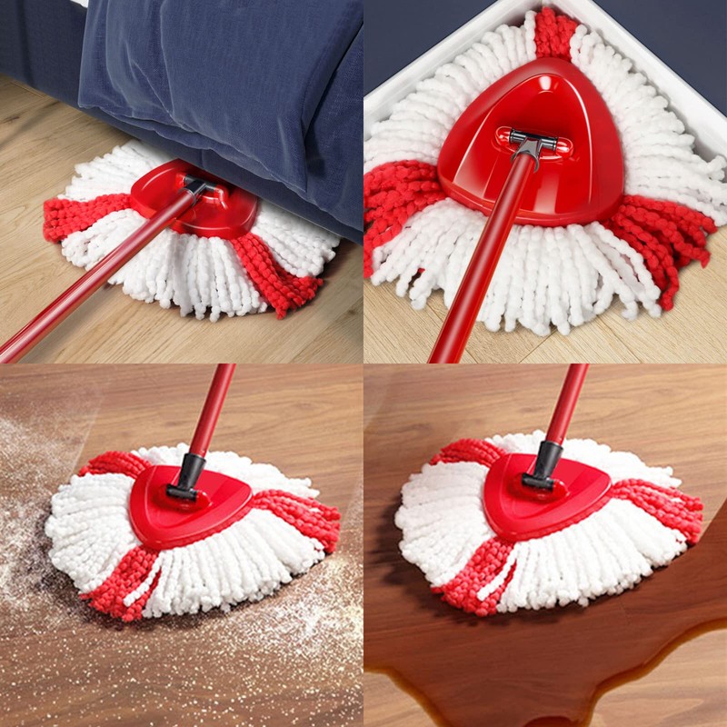 Queta 6 Pcs Spin Replacement Heads Microfibre Mop Refill Head