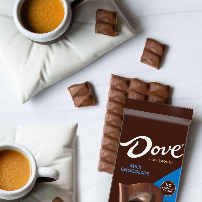DOVE Candy Milk Chocolate Bars, 3.30 oz Bars (Pack of