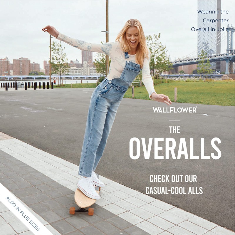WallFlower Overol para mujer junior (estándar y Plus), Bexley, L