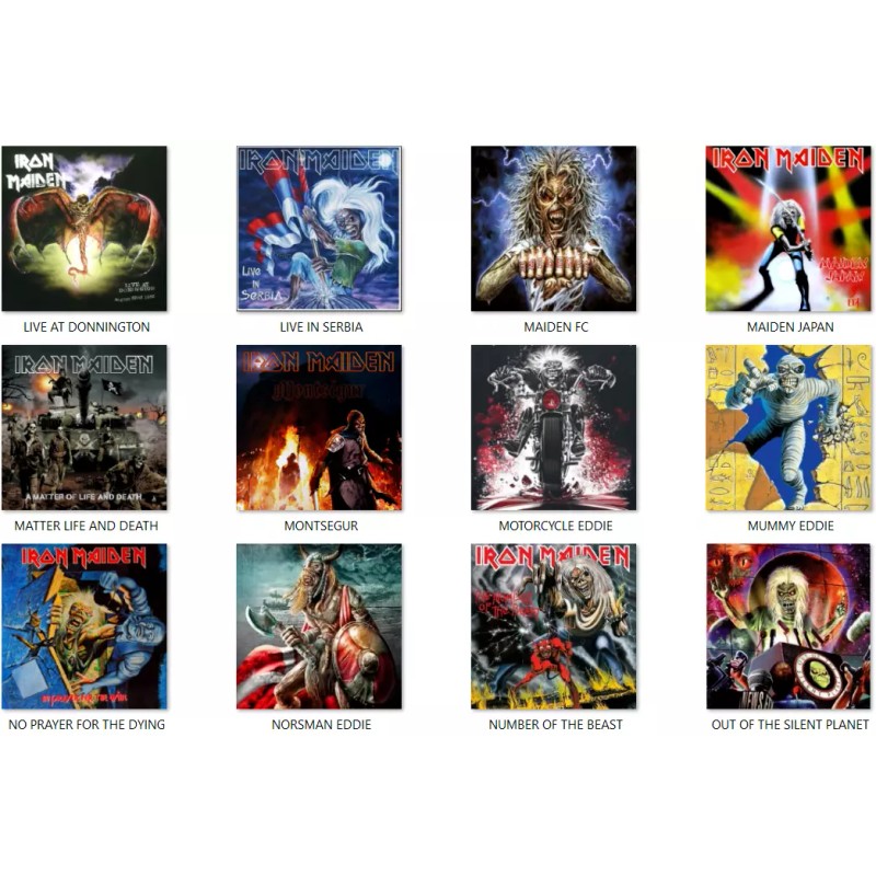 Iron Maiden: The Trooper ceramic coaster 4.25 x 4.25 new