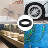 Rubber Hose Washer, 24pcs Plastic Flat O-ring Gasket, Tap Sealing