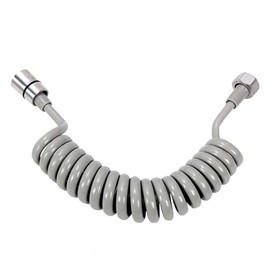 Fat-Cat Bidet Sprayer Tube, Household Bathroom Toilet PU Handheld Bidet Sprayer Spring Tube Hose Accessory (Gray)